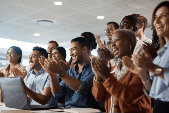 A diverse learning community responding together